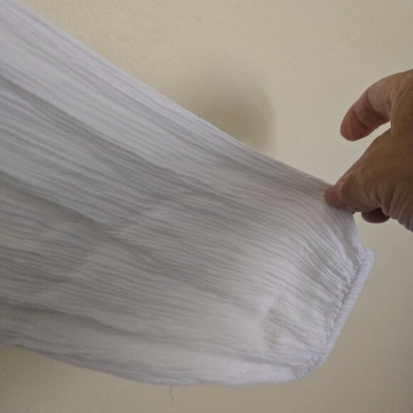 Lilly Pulitzer Dahle Embroidered Tunic Top White Neon Size L - Picture 5 of 7